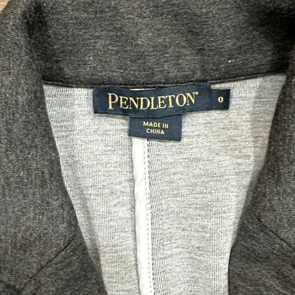 Pendleton Women's Charcoal Blazer - Picture 2 of 8